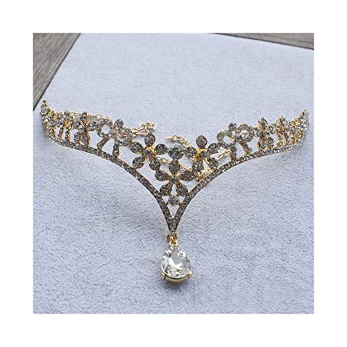 Kopfschmuck Mode Kristall Kopf Schmuck Kopfschmuck Hochzeit Braut Diademe und Kronen für Party Hochzeit Haar Zubehör von Generic