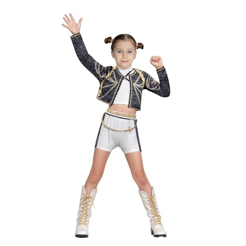 Korean Idol Demon Movie Hunters Cosplay Anime Kostüm Kinder Charakter Verkleidung Für Mädchen Uniform Komplettset Halloweens Karneval parties Schulferien Renaissance Verschiedene Anlässe von Generic