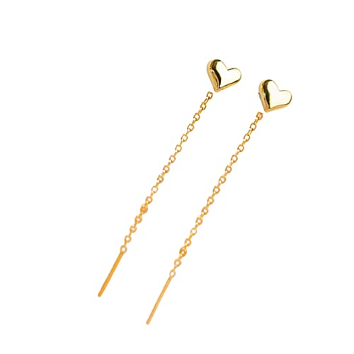Koreanische Ohrhänger Block geometrisch Herz lange Quastenstange Ohrringe für Frauen Minimalismus Ohr Linie Kpop Schmuck Geschenk Koreanische Ohrhänger Block geometrisch Herz lange Quastenstange Ohrringe für Frauen Minimalismus Ohr Linie Kpop Schmuck Geschenk von Generic