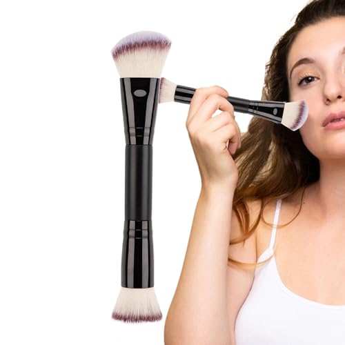 Kosmetik-Make-up-Pinsel, Foundation-Pinsel | Doppelseitiger Lidschatten-Puderpinsel - Concealer-Make-up-Gesichtspinsel für Erwachsene zum Konturieren und Verblenden von Generic