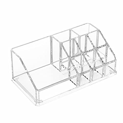 Kosmetikkoffer Beautycase Rechteckiger Kosmetik-Organizer für transparente Hautpflegeprodukte mit abgestufter Make-up-Box Kulturkoffer Damen Hartschale (Clear, One Size) von Generic