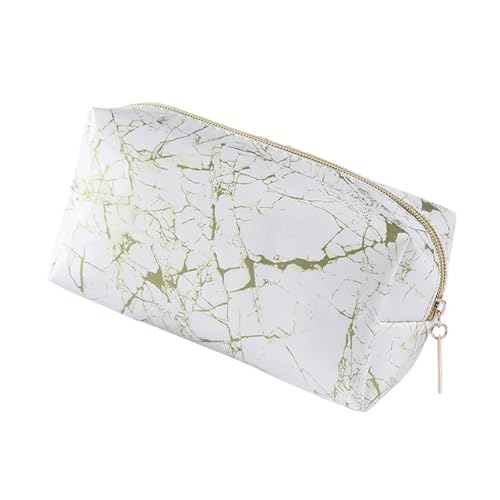 Kosmetiktasche, große Kapazität, lässig, for Reisen, Waschen, Aufbewahrungstaschen aus PU-Leder for Damen und Herren(8 White) von Generic