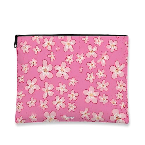 Kosmetiktasche mit Blumenmuster, Pfirsichkirschblüten, botanisches Design, Reisetasche für Damen, tragbar, klein, Segeltuch, Reißverschluss, Frühlingsfest, Geschenk, Kulturbeutel, Pfirsich, 7x9 Inch Kosmetiktasche mit Blumenmuster, Pfirsichkirschblüten, botanisches Design, Reisetasche für Damen, tragbar, klein, Segeltuch, Reißverschluss, Frühlingsfest, Geschenk, Kulturbeutel, Pfirsich, 7x9 Inch von Generic