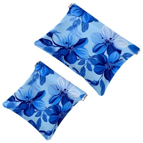 Kosmetiktasche mit festem Oberteil, wasserdichte Baseball-Make-up-Tasche für Handtasche, Mini-Make-up-Tasche ohne Reißverschluss für Damen, Multi 08, 7.1x5.8 inch/4.7x4.5 inch von Generic