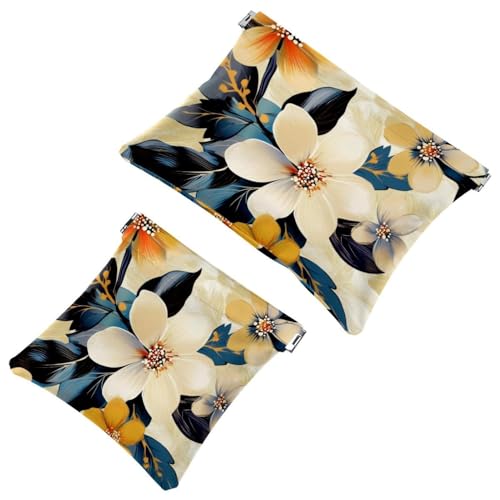 Kosmetiktasche mit kleiner Tasche, Clip-Top Reise-Make-up-Tasche für Handtasche, kein Reißverschluss selbstschließende Mini-Mini-Tasche für Frauen Mädchen, Retro Spielzeugautos beige Hintergrund, von Generic