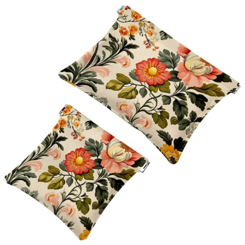 Kosmetiktasche mit kleiner Tasche, Reise-Make-up-Tasche mit festem Oberteil, kein Reißverschluss, Mini-Make-up-Tasche für Frauen und Mädchen, Sternennebel, Ästhetik, Multi 03, 7.1x5.8 inch/4.7x4.5 von Generic