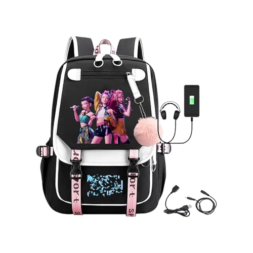 Rucksack Schultaschen Anime-Filmcharakter-Prints Wasserdichte tragbare Schultasche Rucksack für Jungen Mädchen Fans B24 von Generic
