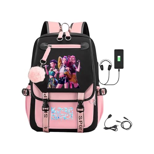Rucksack Schultaschen Anime-Filmcharakter-Prints Wasserdichte tragbare Schultasche Rucksack für Jungen Mädchen Fans B25 von Generic