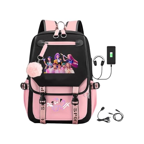 Rucksack Schultaschen Anime-Filmcharakter-Prints Wasserdichte tragbare Schultasche Rucksack für Jungen Mädchen Fans B29 von Generic