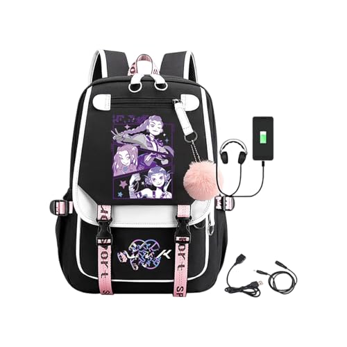 Rucksack Schultaschen Anime-Filmcharakter-Prints Wasserdichte tragbare Schultasche Rucksack für Jungen Mädchen Fans B30 von Generic