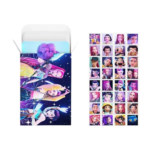 𝙺𝚙𝚘𝚙 𝙳𝚎𝚖𝚘𝚗 𝙷𝚞𝚗𝚝𝚎𝚛𝚜 60PCS Cards +32PCS Stickers Photocards Kpop Rumi Mira Zoey Jinun Bilder Card Set Geburtstagsgeschenk für Fans Jugendliche von Generic