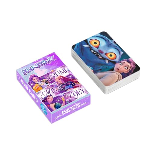 𝙺𝚙𝚘𝚙 𝙳𝚎𝚖𝚘𝚗 𝙷𝚞𝚗𝚝𝚎𝚛𝚜 60PCS Cards +36PCS Stickers Photocards Kpop Rumi Mira Zoey Jinun Bilder Card Set Geburtstagsgeschenk für Fans Jugendliche von Generic