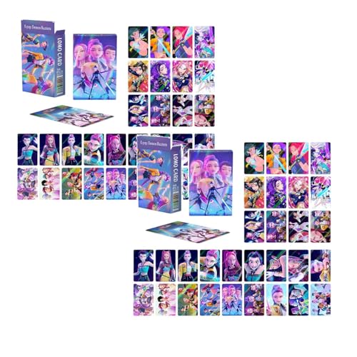 𝙆𝙥𝙤𝙥 𝘿𝙚𝙢𝙤𝙣 𝙃𝙪𝙣𝙩𝙚𝙧𝙨 60PCS Cards Photocards Kpop Rumi Mira Zoey Jinun Bilder Card Set Geburtstagsgeschenk für Fans Jugendliche von Generic