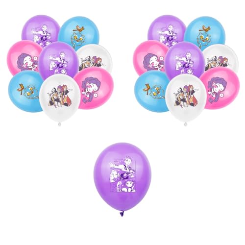 𝙆𝙥𝙤𝙥 𝘿𝙚𝙢𝙤𝙣 𝙃𝙪𝙣𝙩𝙚𝙧𝙨 Geburtstags Deko Huntrix Kuchen Topper Cupcake Toppers Banner Party Dekorationen Festliche Atmosphäre Zubehör für Kinder Fan von Generic