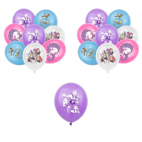 𝙆𝙥𝙤𝙥 𝘿𝙚𝙢𝙤𝙣 𝙃𝙪𝙣𝙩𝙚𝙧𝙨 Geburtstags Deko Huntrix Kuchen Topper Cupcake Toppers Banner Party Dekorationen Festliche Atmosphäre Zubehör für Kinder Fan von Generic