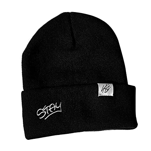 Kpop Stray Kids Beanie Mütze Bangchan Gleicher Stil Strickmütze Mode Casual Kopfbedeckung für Damen und Herren, Beanie-Mütze, Einheitsgröße von Generic