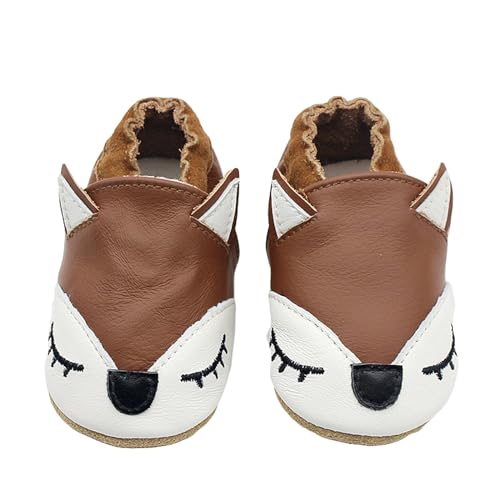 Krabbelschuhe Baby Lauflernschuhe Mädchen Jungen Hausschuhe Krabbelschuhe Babyschuhe Weicher Leder mit Wildledersohlen Lederschuhe Kleinkind 0-6 Monate Krabbelschuhe Baby Lauflernschuhe Mädchen Jungen Hausschuhe Krabbelschuhe Babyschuhe Weicher Leder mit Wildledersohlen Lederschuhe Kleinkind 0-6 Monate von Generic
