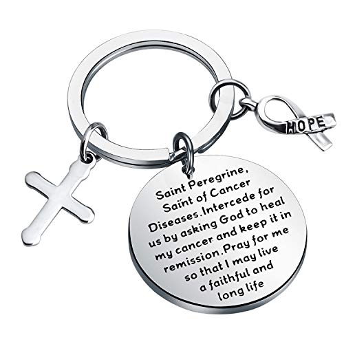 Krebs Saint Peregrine Schlüsselanhänger Intercede for Us by Asking God to Heal My Cancer and Keep It von Generic