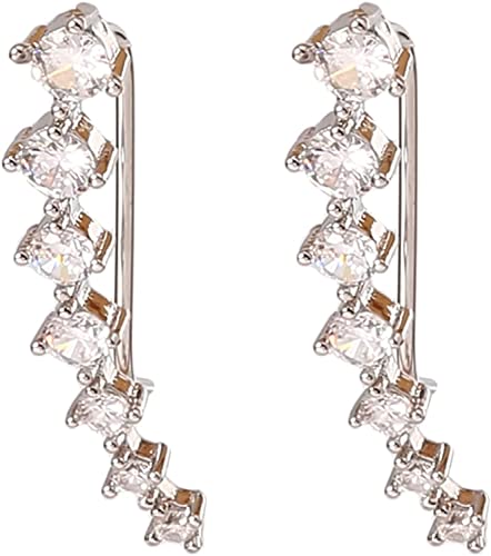 Kristall Ohrmuschel Hoop Knorpel Ohrringe mit Zirkonia Piercing Hypoallergen für Frauen von Generic