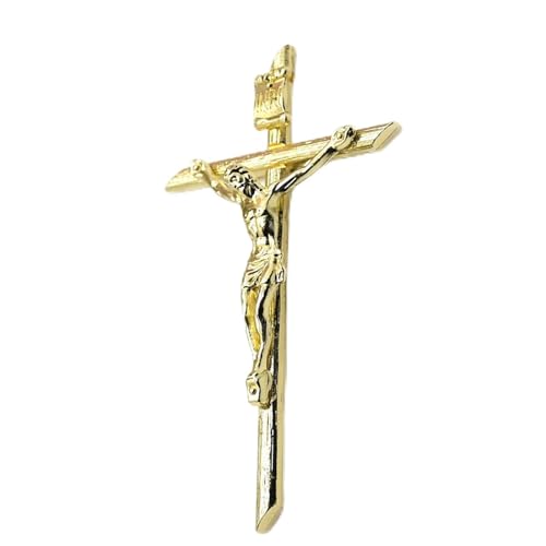 Kruzifix für Anhänger, Schmuck, 24 Karat Gold, antike Halskette, verpackt katholisch von Generic