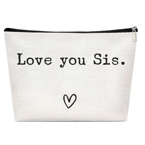 Kulturbeutel, Reisetasche, für beste Schwester, großer Organizer, Geschenke für Brüder, lustige Weihnachtsgeschenke, Geburtstagsgeschenke, Make-up-Kosmetiktasche, Reise-Organizer, Love You Sis Kulturbeutel, Reisetasche, für beste Schwester, großer Organizer, Geschenke für Brüder, lustige Weihnachtsgeschenke, Geburtstagsgeschenke, Make-up-Kosmetiktasche, Reise-Organizer, Love You Sis von Generic