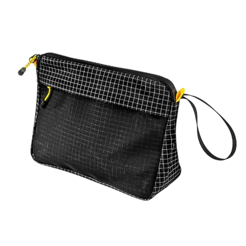 Kulturbeutel Herren – Wasserdichter Kulturbeutel | Tragbarer Make-up-Koffer | Große Kapazität | Kosmetiktasche für Home Office Outdoor | Kleines Make-up | Miniii, Schwarz, siehe Beschreibung, Unisex von Generic