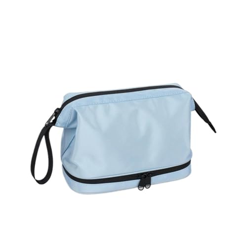 Kulturbeutel for Herren, Reise-Organizer-Tasche for Outdoor-Toilettenartikel(Light Blue) von Generic