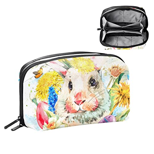 Kulturbeutel für Männer, Reise Kultur Organizer Dopp Kit Wasserfester Rasierbeutel für Kulturzubehör,Aquarell Osterhase von Generic