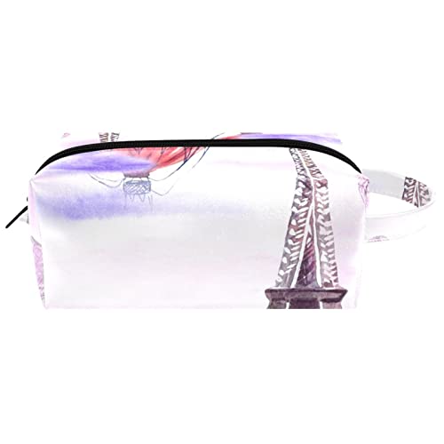 Kulturbeutel für Männer, Reise Kultur Organizer Dopp Kit Wasserfester Rasierbeutel für Kulturzubehör,Aquarell Paris Eiffelturm Heißluftballon von Generic