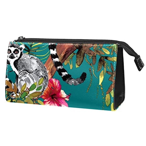 Kulturbeutel für Männer, Reise Kultur Organizer Dopp Kit Wasserfester Rasierbeutel für Kulturzubehör,Hawaiianischer tropischer Dschungel Tiermaki von Generic