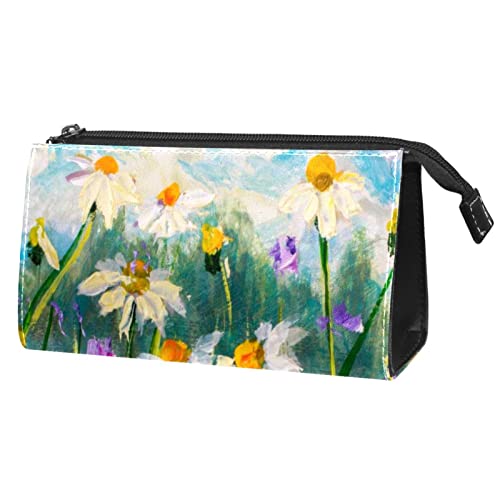 Kulturbeutel für Männer, Reise Kultur Organizer Dopp Kit Wasserfester Rasierbeutel für Kulturzubehör,Ölgemälde Daisy White Flower Floral von Generic