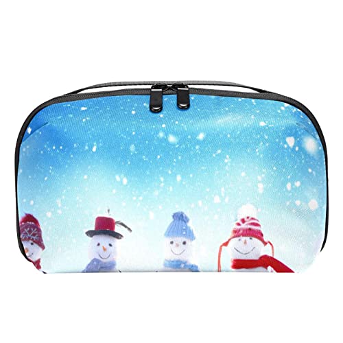 Kulturbeutel für Männer, Reise Kultur Organizer Dopp Kit Wasserfester Rasierbeutel für Kulturzubehör,Schneemann Winter Weihnachten von Generic