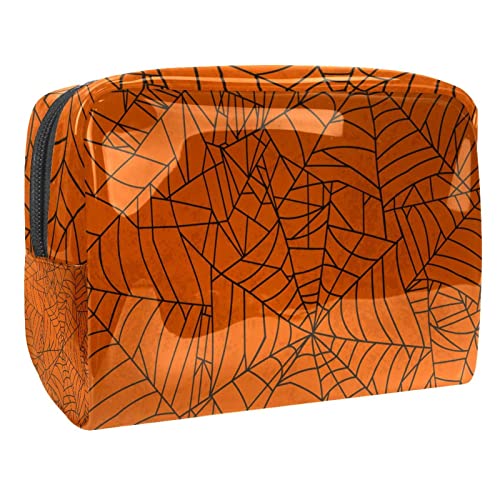 Kulturbeutel für Männer, Reise Kultur Organizer Dopp Kit Wasserfester Rasierbeutel für Kulturzubehör,Spinnennetz glücklicher Halloween Cartoon von Generic