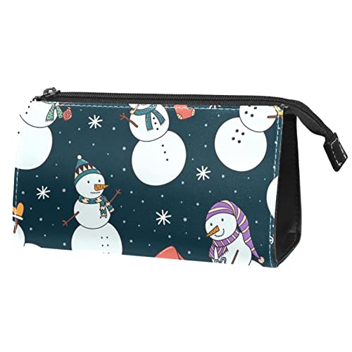 Kulturbeutel für Männer, Reise Kultur Organizer Dopp Kit Wasserfester Rasierbeutel für Kulturzubehör,Weihnachtskarikatur Schneemann lustig von Generic