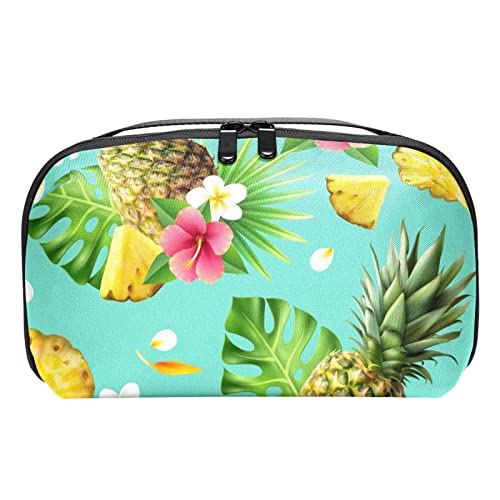 Kulturbeutel zum Aufhängen, Dopp Kit für Männer, wasserabweisend, Rasierbeutel für die Reise,Ananas Tropische Blume von Generic