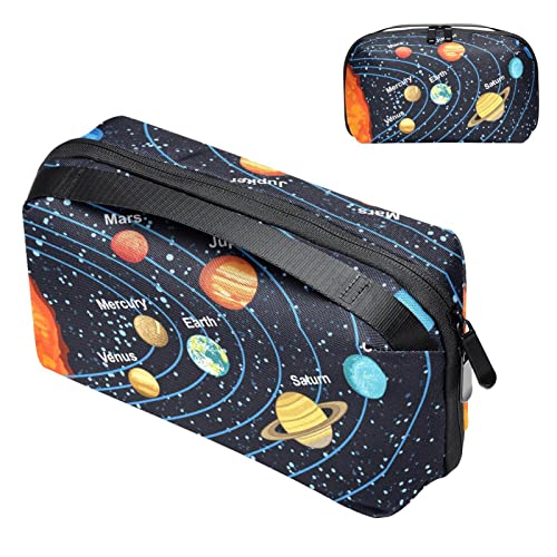 Kulturbeutel zum Aufhängen, Dopp Kit für Männer, wasserabweisend, Rasierbeutel für die Reise,Universum Planet Weltraumstern von Generic