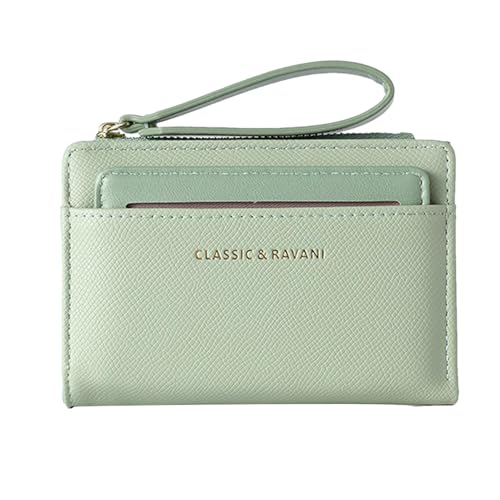 Kurze Geldbörse Mit Reißverschluss – Münzfach Mit Kartenfächern, Geldbörse Mit Reißverschluss | Langlebiges, Multifunktionales Kartenetui Mit Handschlaufe, Münzgeldbörse Mit Großem Fassungsvermögen Fü von Generic