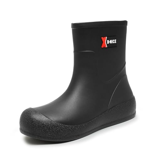Kurze Gummistiefel Herren Damen Wasserdichte Outdoor Regenschuhe Halbhoch Robust Regenschuhe Einfarbig Breite Füße 2025 Neue Kurze Gummistiefel Herren Damen Wasserdichte Outdoor Regenschuhe Halbhoch Robust Regenschuhe Einfarbig Breite Füße 2025 Neue von Generic