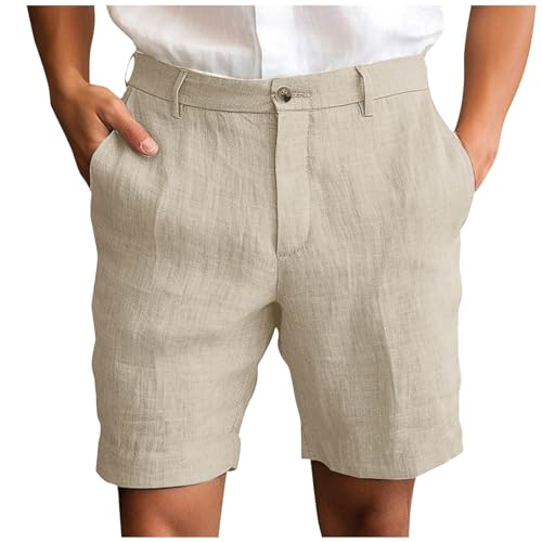 Kurze Hosen Herren Sommer Leinenhose Cargo Shorts Lockere Luftige Freizeithose Hohe Taille Sporthose Einfarbig Stoffhose Sommershorts mit Taschen Laufhose Lounge Herren-Shorts Strandshorts Kurze Hosen Herren Sommer Leinenhose Cargo Shorts Lockere Luftige Freizeithose Hohe Taille Sporthose Einfarbig Stoffhose Sommershorts mit Taschen Laufhose Lounge Herren-Shorts Strandshorts von Generic