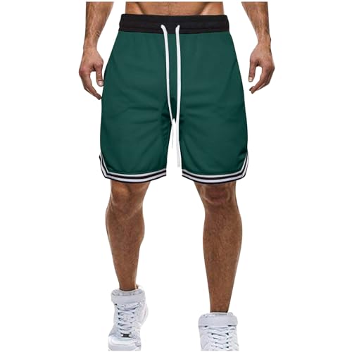 Kurze Hosen Herren Sommer Shorts Elastische Tunnelzug Sportshorts Einfarbige Freizeit Herren-Shorts Atmungsaktive Schnelltrocknend Laufshorts Bequeme Leicht Sweatshorts Prime Vert 5XL Kurze Hosen Herren Sommer Shorts Elastische Tunnelzug Sportshorts Einfarbige Freizeit Herren-Shorts Atmungsaktive Schnelltrocknend Laufshorts Bequeme Leicht Sweatshorts Prime Vert 5XL von Generic