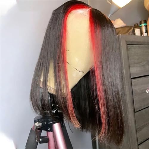 Kurze Spitzenfrontperücken Aus Echthaar, Vorgezupftes Haar Für Schwarze Damen Kurze Spitzenfrontperücken Aus Echthaar, Vorgezupftes Haar Für Schwarze Damen von Generic