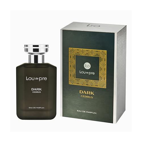 LOU DE PRE Dark Cedrus Parfüm Men Eau de Parfum 90 ml – Chypre-Fruchtiger Herrenduft mit Bergamotte, Ananas, Birke & Eichenmoos – Maskulin, wild & ausdrucksstark Herrenduft Männerduft Gentleman von Generic