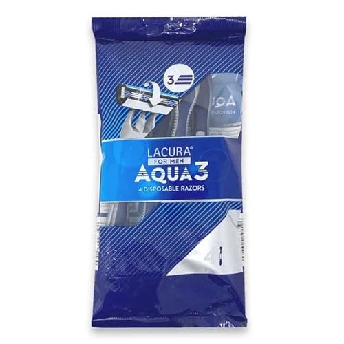 Lacura Einweg-Rasierer, 3 Klingen, 4 Stück Lacura Einweg-Rasierer, 3 Klingen, 4 Stück von Generic