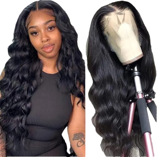 Lange, Gewellte Echthaarperücke Für Damen 13X4 HD Front Honigblond Mit Strähnchen, Brasilianisches Remy-Haar Lange, Gewellte Echthaarperücke Für Damen 13X4 HD Front Honigblond Mit Strähnchen, Brasilianisches Remy-Haar von Generic