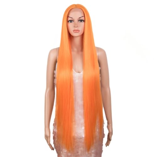 Lange, Glatte Spitzenperücke Für Damen, Synthetische Highlights, Cosplay-Spitzen-Frontalperücken Für Den Täglichen Gebrauch Lange, Glatte Spitzenperücke Für Damen, Synthetische Highlights, Cosplay-Spitzen-Frontalperücken Für Den Täglichen Gebrauch von Generic