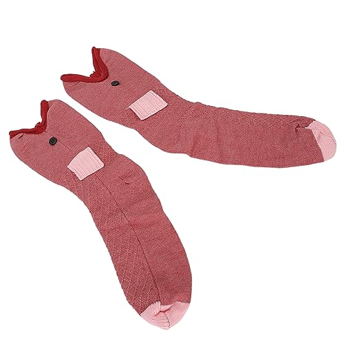 Lange Socken aus Weicher Baumwolle für Männer und Frauen – Warm und Bequem, Süßes Weihnachtsdesign, Dick und Gemütlich – Geeignet für den Alltag, Festivals und Zum Schlafen von Generic