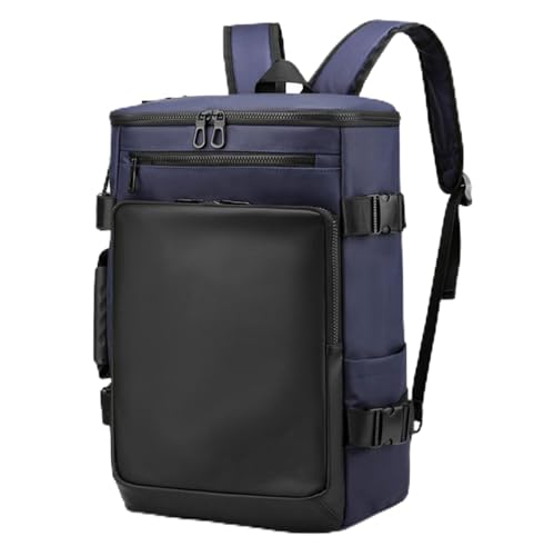 Laptop-Rucksack FüR MäNner Und Frauen Wasserabweisend FüR 16-Zoll-Computertasche Robuster Hightech-Tagesrucksack LäSsiger Rucksack FüR Business Arbeit College Wochenende,Blau von Generic