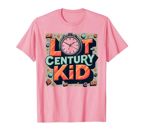Last Century Kid 1900s Retro Nostalgie Uhr Sterne Vintage T-Shirt, Herren, Rosa, XXL Last Century Kid 1900s Retro Nostalgie Uhr Sterne Vintage T-Shirt, Herren, Rosa, XXL von Generic