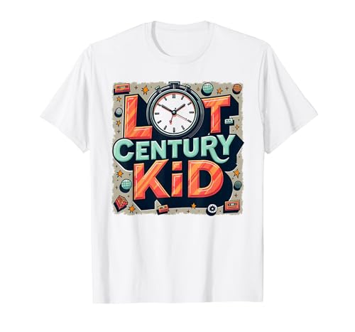 Last Century Kid 1900s Retro Nostalgie Uhr Sterne Vintage T-Shirt, Herren, Weiß, XXL Last Century Kid 1900s Retro Nostalgie Uhr Sterne Vintage T-Shirt, Herren, Weiß, XXL von Generic