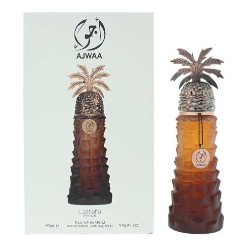 Lattafa Perfumes Ajwaa Eau de Parfum für Damen und Herren, 100 ml, Bergamotte, Elemi, Datteln und Zitrone von Generic